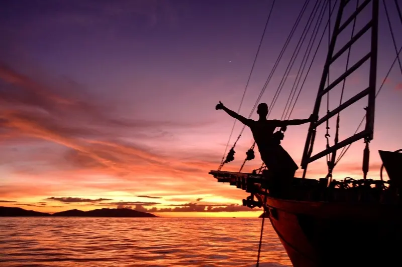 Pôr do sol em Balneário Camboriú