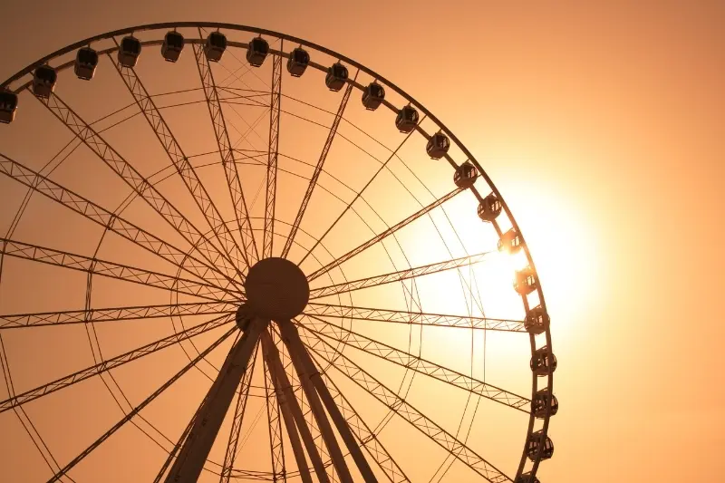 Qual a altura da roda gigante de Balneário Camboriú